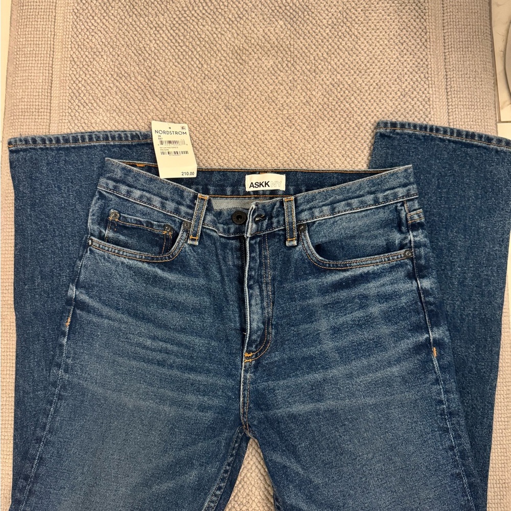 ASKK NY Blue Women's Straight Leg Jeans